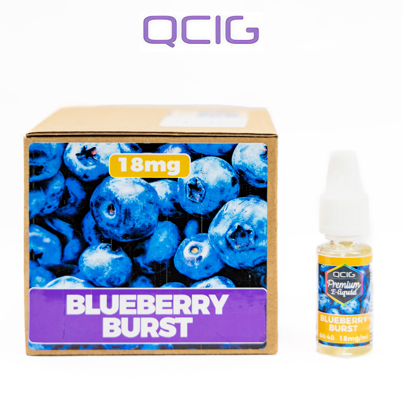 QCig Premium Blueberry Burst E-Liquid