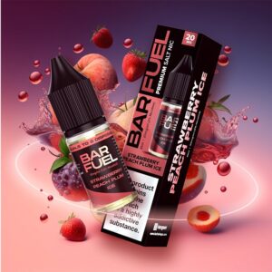 Bar Fuel Strawberry Peach Plum Ice Nic Salt 10ml E-Liquid