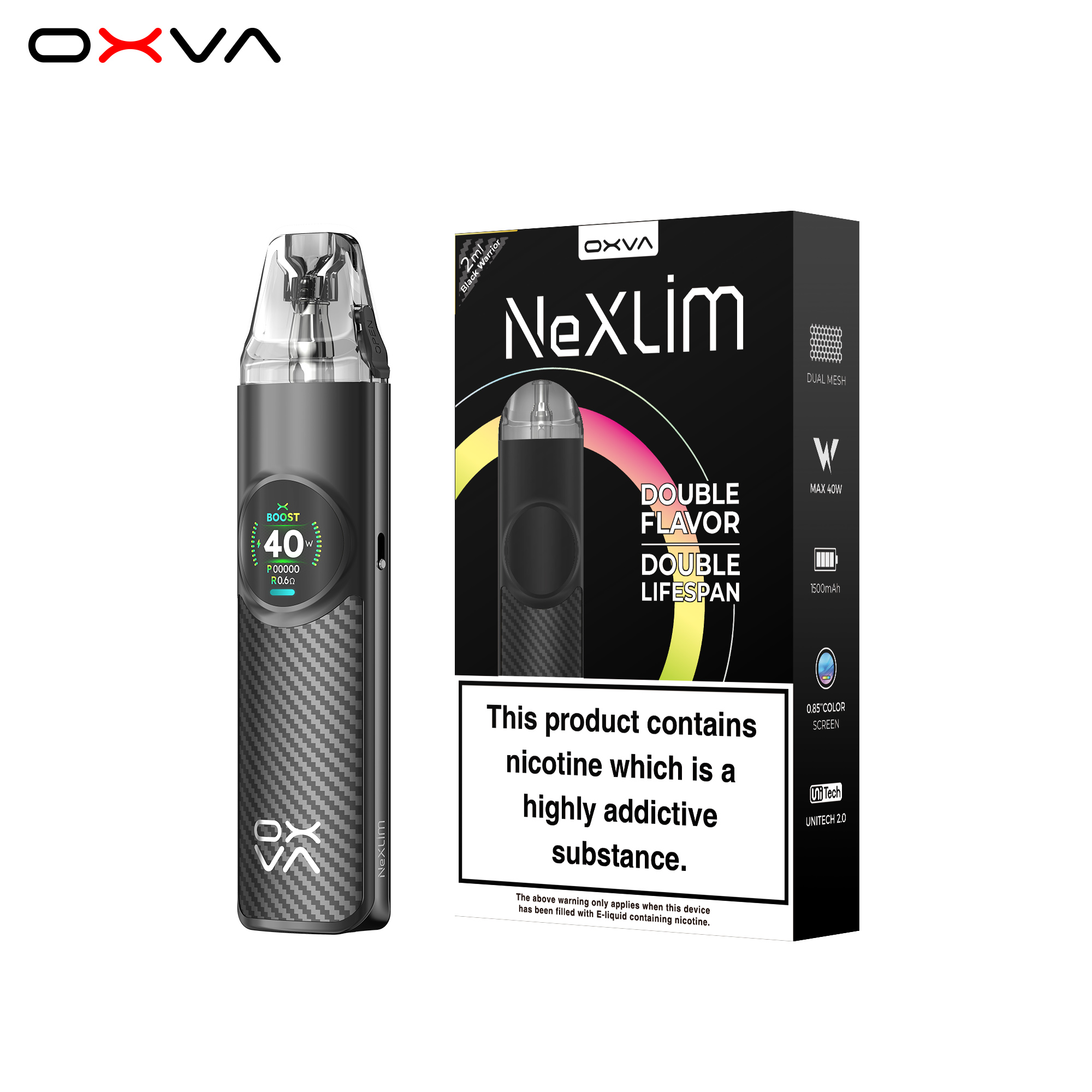 OXVA NeXLIM Black Warrior vape kit