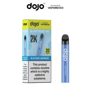 DOJO Blast 2000 GO Vape Kit Blue Razz Lemonade