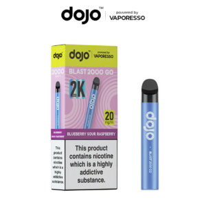 DOJO Blast 2000 GO Vape Kit Blueberry Sour Raspberry