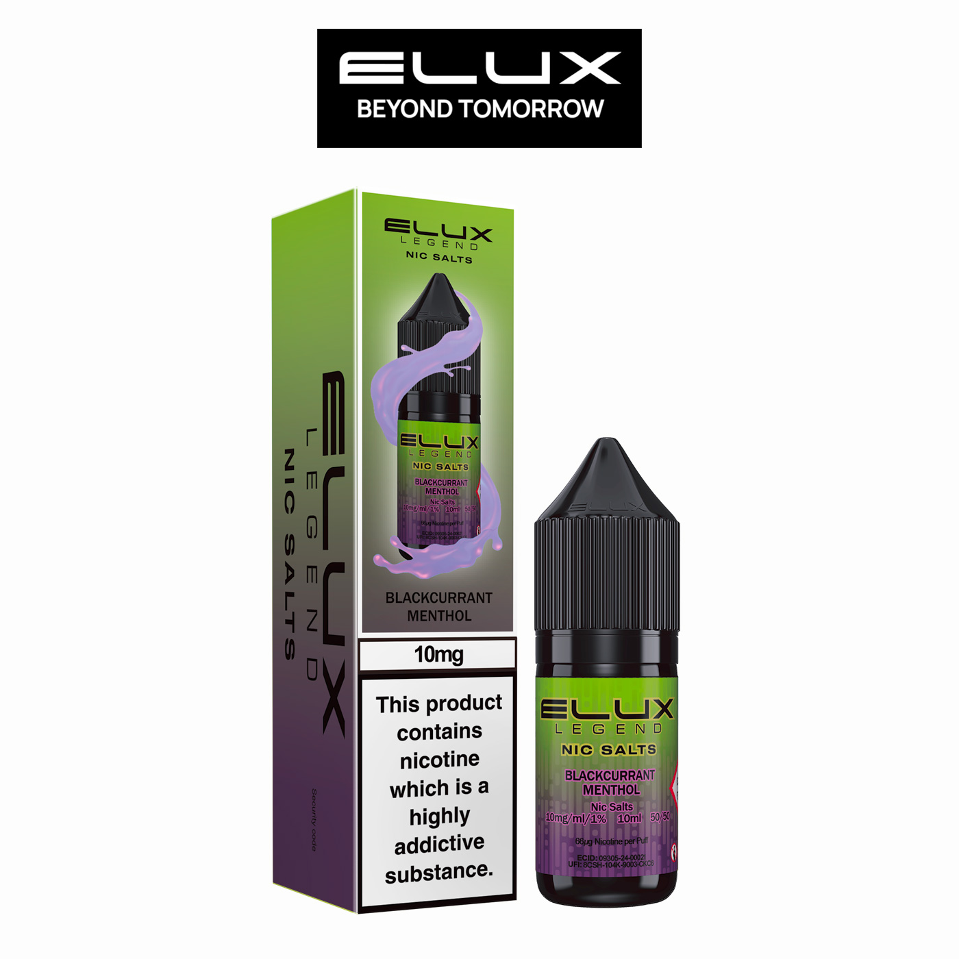 Elux Legend Nicsalts Blackcurrant Menthol 10ml