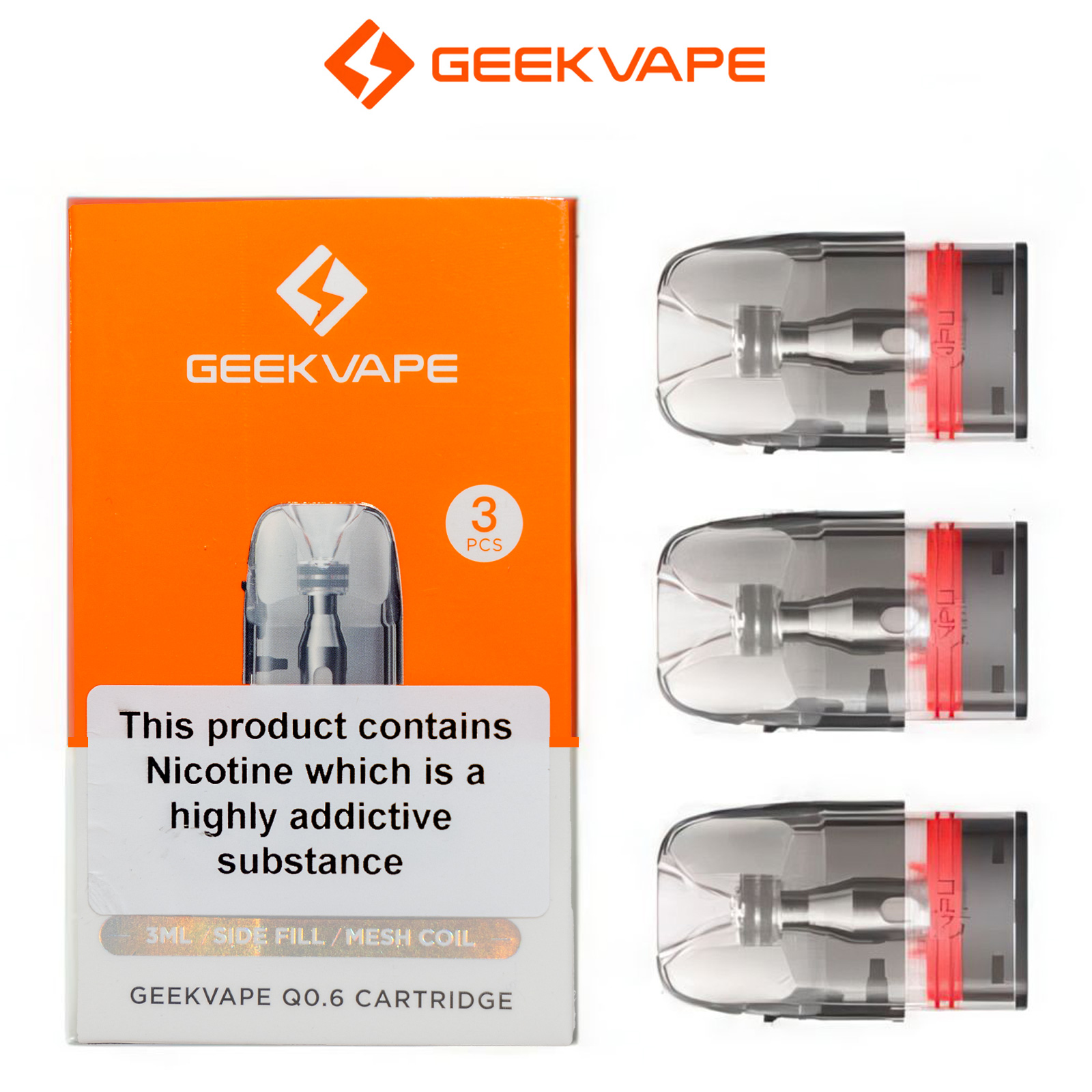 Geek Vape Q Pods 3ml 1.6ohm