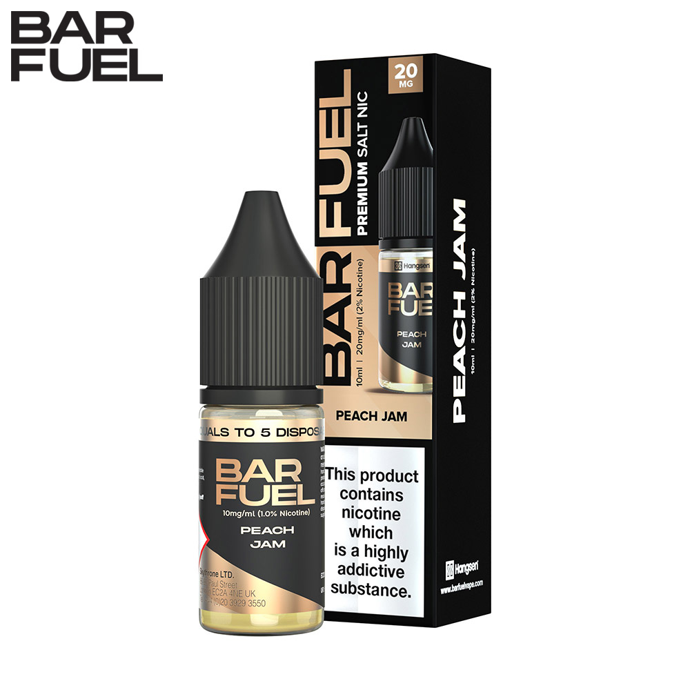 Bar Fuel Peach Jam Nic Salt 10ml E-Liquid