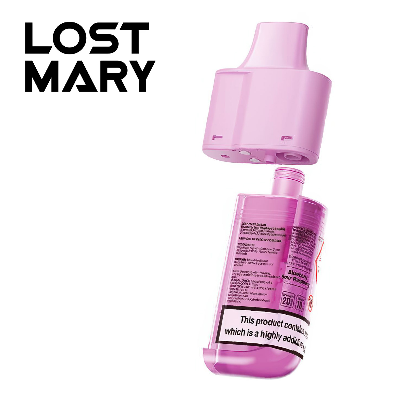 Lost Mary BM6000 Pod Refill - Blueberry Sour Raspberry