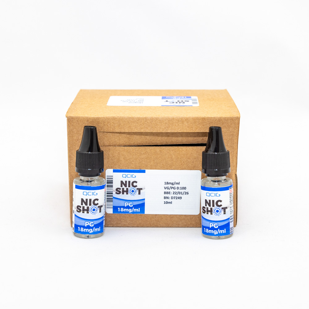 QCig Nic Shot PG 18mg 10ml