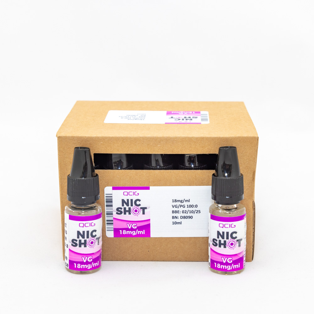 QCig Nic Shot VG 18mg 10ml