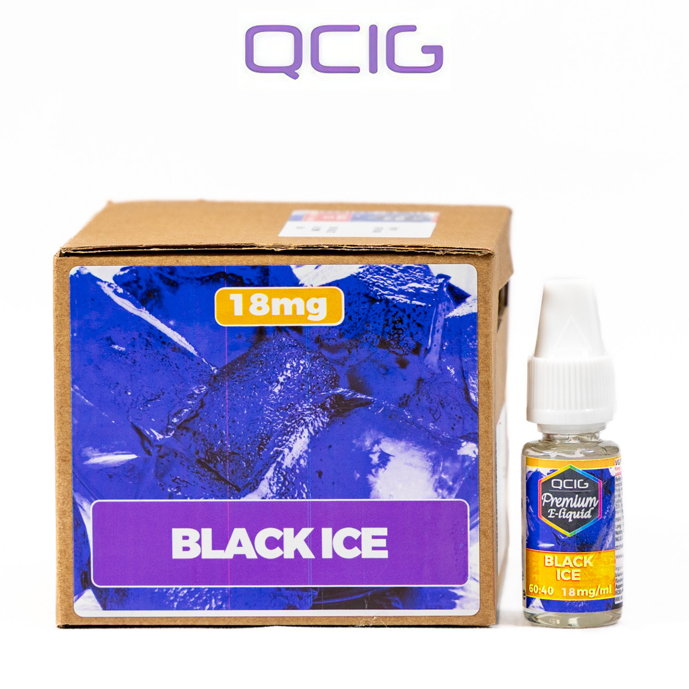 QCig Premium Black Ice Freebase E-Liquid
