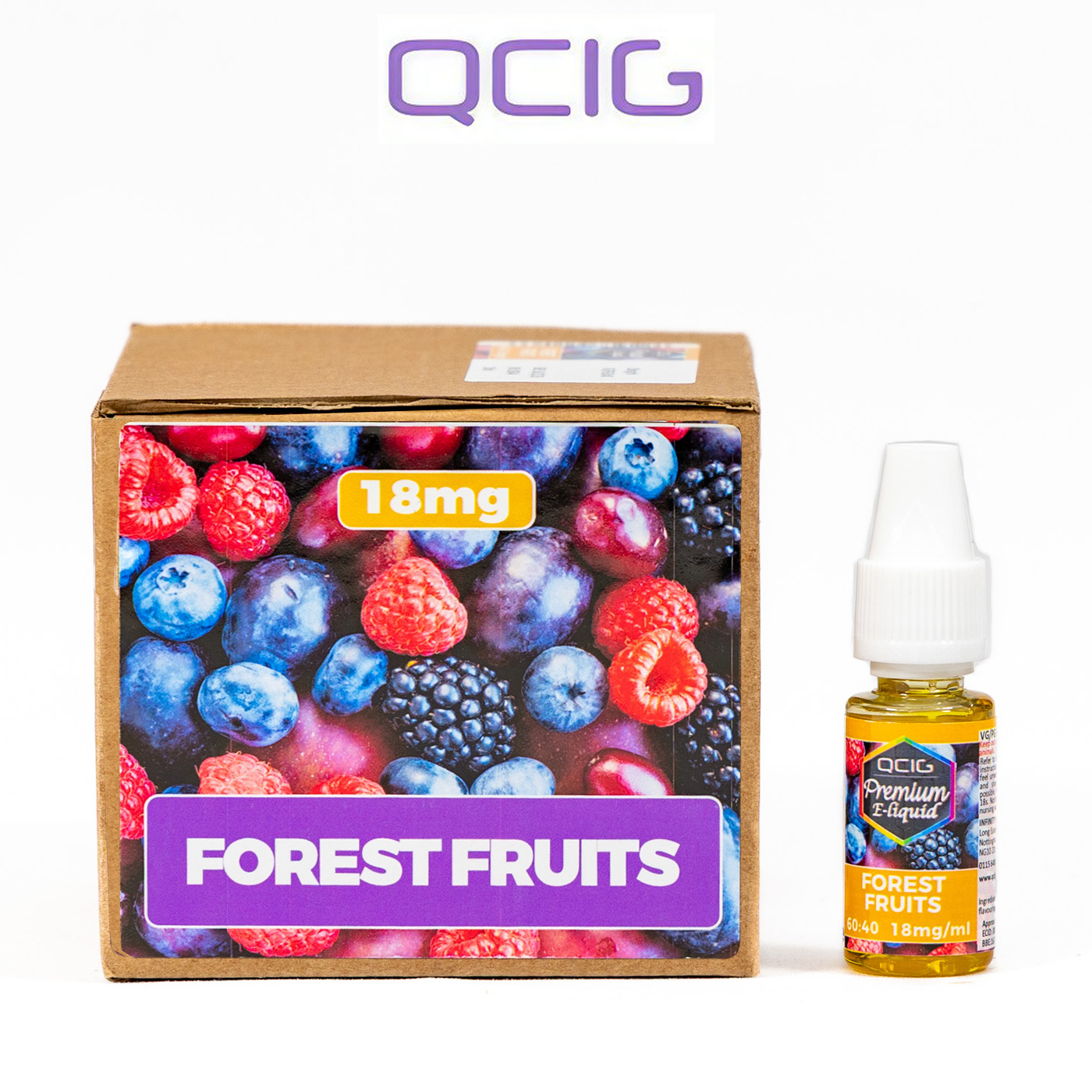 QCig Premium Forest Fruits Freebase E-Liquid