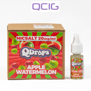 Q Drops Apple Watermelon Nicsalt E-Liquid 20mg