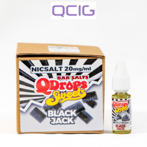 Q Drops Black Jack Nicsalt E-Liquid 20mg