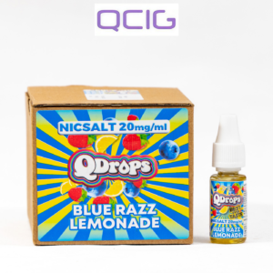 Q Drops Blue Razz Lemonade Nicsalt E-Liquid 20mg