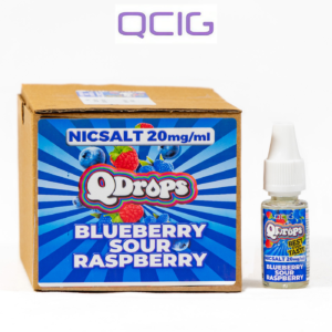 Q Drops Blueberry Sour Raspberry Nicsalt E-Liquid 20mg