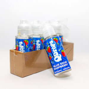 QCig QDrops Blueberry Sour Raspberry 80ml Shortfill