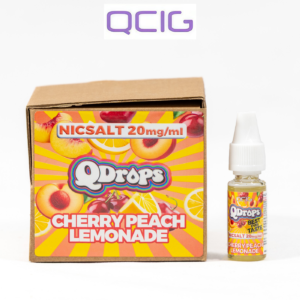 Q Drops Cherry Peach Lemonade Nicsalt E-Liquid 20mg