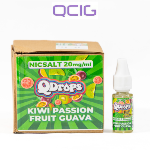 Q Drops Kiwi Passionfruit Guava Nicsalt E-Liquid 20mg