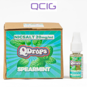 Q Drops Spearmint Nicsalt E-Liquid 20mg