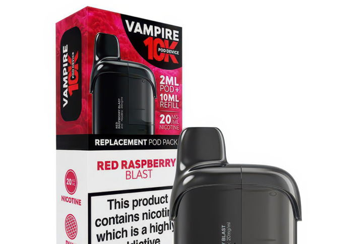 Vampire Vape 10K Red Raspberry Blast Prefilled Pods