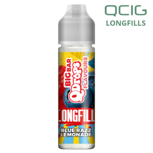 QDrops Blue Razz Lemonade Longfill E-Liquid