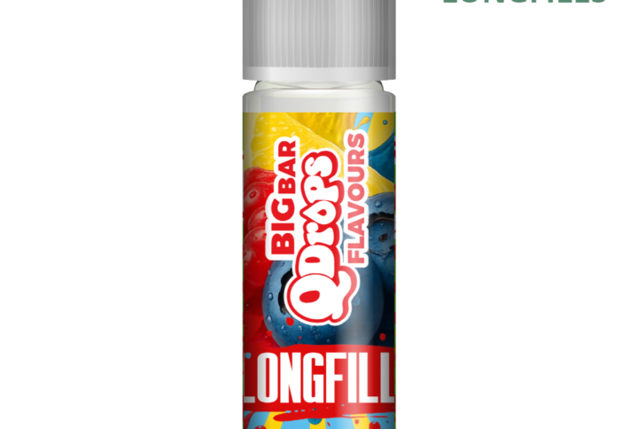 QDrops Blue Razz Lemonade Longfill E-Liquid