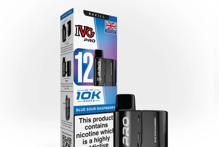 IVG Pro 12 Blue Sour Raspberry refill pods
