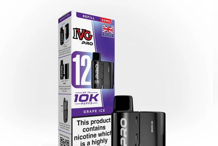 IVG Pro 12 Grape Ice refill pods