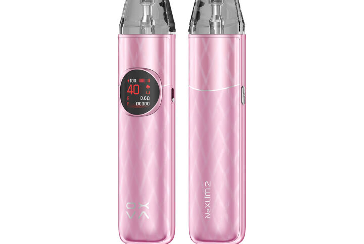 OXVA NeLXIM 2 vape kit in shiny pink colour