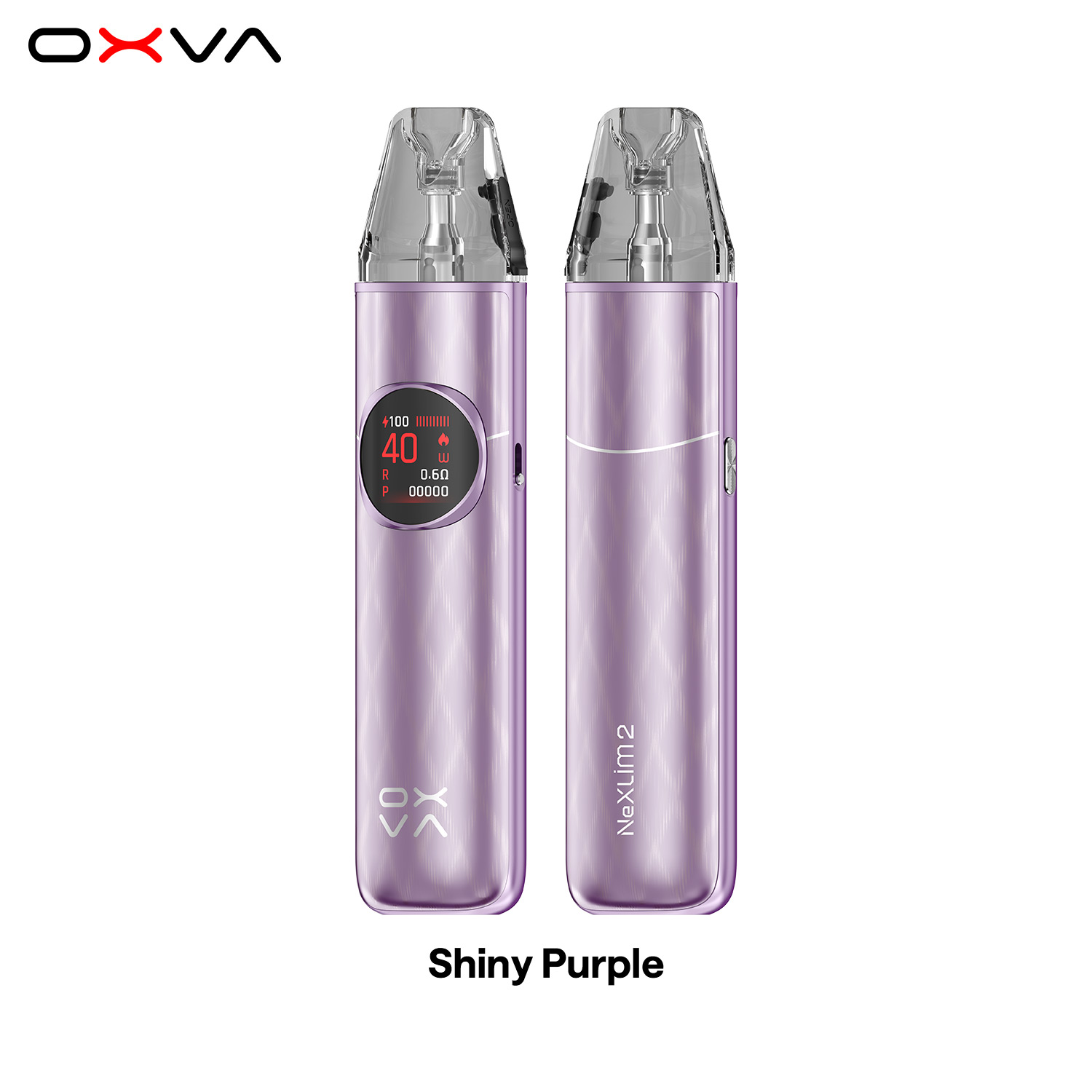 OXVA NeXLIM 2 vape kit in shiny purple colour