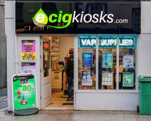 E Cig Kiosks Vape Shop Armagh Northern Ireland